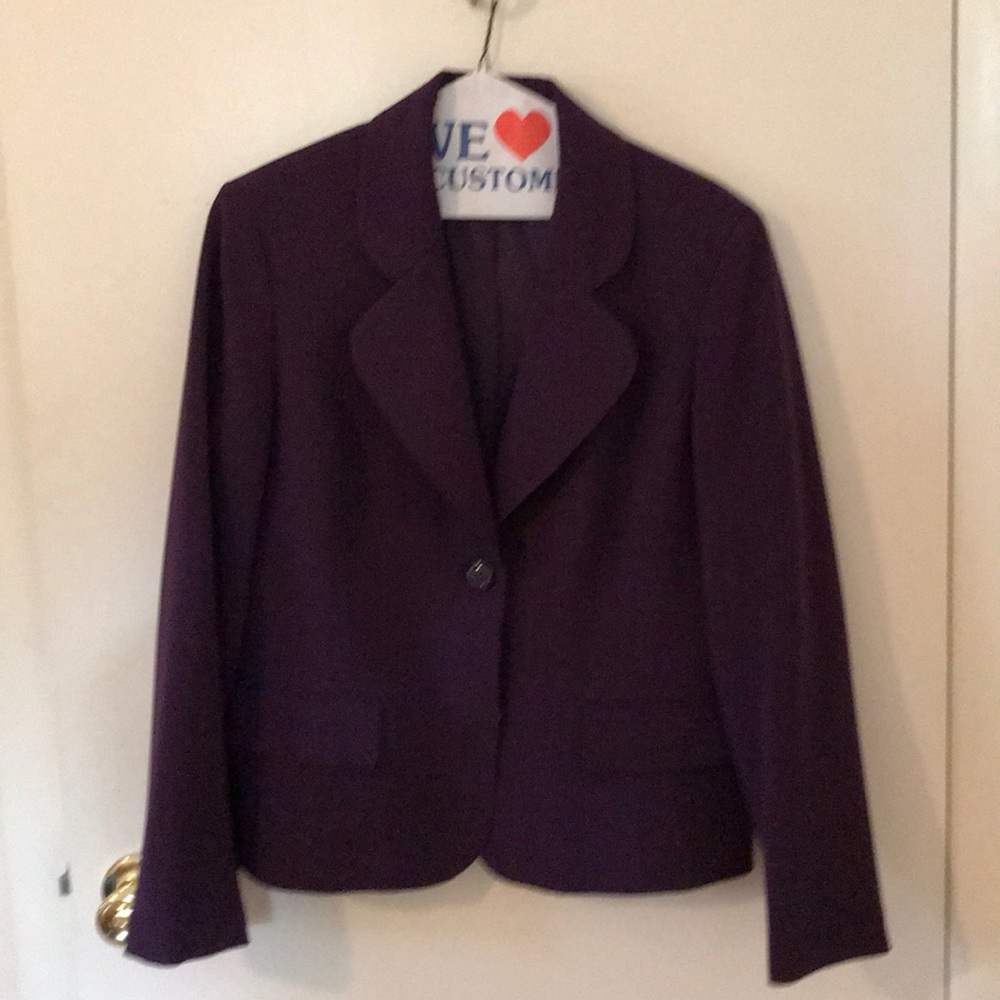 Grape blazer by Jones Studio
